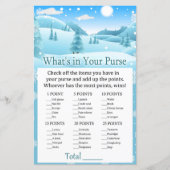 Sneeuwbos Wat zit er in je handtas? (Voorkant)