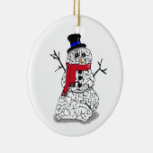 Sneeuwbrein Keramisch Ornament (Rechts)