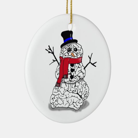 Sneeuwbrein Keramisch Ornament (Rechts)