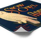 Sneeuwbrek Apples  Krat Label Poster (Hoek)