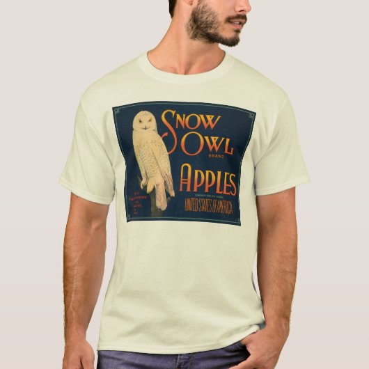 Sneeuwbrek Apples Krat Label T-shirt (Voorkant)