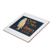 Sneeuwbrek Apples  Krat Label Tegeltje (Zijkant)