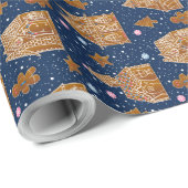 Sneeuwbroodhuis Cadeaupapier (Rol Hoek)