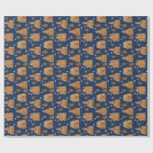 Sneeuwbroodhuis Cadeaupapier (Vlak)