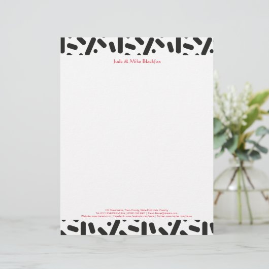 Sneeuwbroodjes Briefpapier en geschenken Briefhoofd Ontwerp (Staand voorkant)