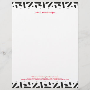 Sneeuwbroodjes Briefpapier en geschenken Briefhoofd Ontwerp