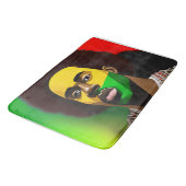 Sneeuwbruh Winter Zwarte koning Melanin Junetetien Badmat (Gekanteld)