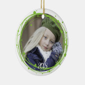 Sneeuwbubbels met kerstmis Ornament (Rechts)