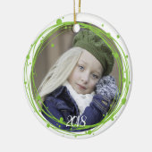 Sneeuwbubbels met kerstmis Ornament (Links)