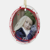 Sneeuwbubbels met kerstmis Ornament (Rechts)