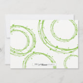 Sneeuwbubeles feestdag voor fijne kerst feestdagenkaart (Achterkant)