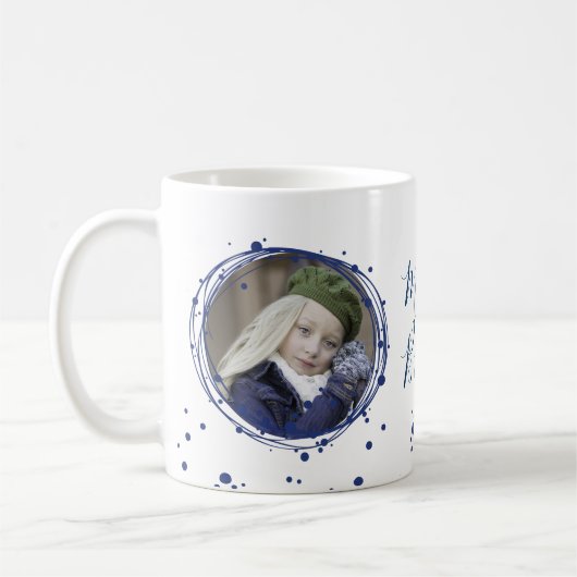 Sneeuwbuien kerstmis met Mok voor feestdag (Links)