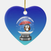 sneeuwbuik keramisch ornament (Achterkant)