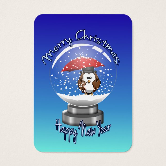 sneeuwbuik visitekaartje (Voorkant)