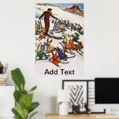 sneeuwbunnies poster (Thuiskantoor)