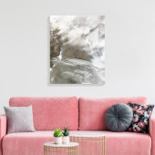 Sneeuwcover omcirkels Bo Hai Canvas Afdruk (Insitu (Woonkamer))