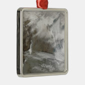 Sneeuwcover omcirkels Bo Hai Metalen Ornament (Rechts)