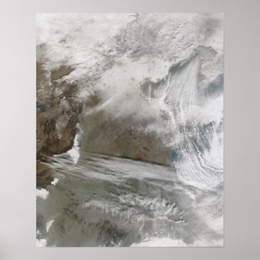 Sneeuwcover omcirkels Bo Hai Poster (Voorkant)