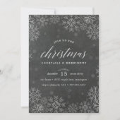 Sneeuwd in | Uitnodiging voor kerstfeestdagen (Voorkant)