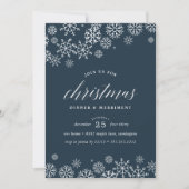 Sneeuwd in | Uitnodiging voor kerstmis (Voorkant)