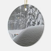 Sneeuwd Keramisch Ornament (Links)