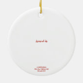 Sneeuwd Keramisch Ornament (Achterkant)