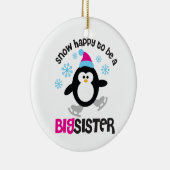 Sneeuwd om een grote zuster te worden keramisch ornament (Rechts)