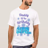 Sneeuwdag bevroren overhemden papa t-shirt (Voorkant)
