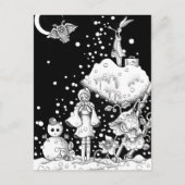 sneeuwdag briefkaart (Voorkant)