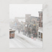 sneeuwdag briefkaart (Voorkant)