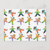 sneeuwdag briefkaart (Voorkant)