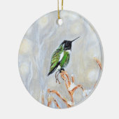 Sneeuwdag Briefkaart voor het schilderen van vogel Keramisch Ornament (Links)