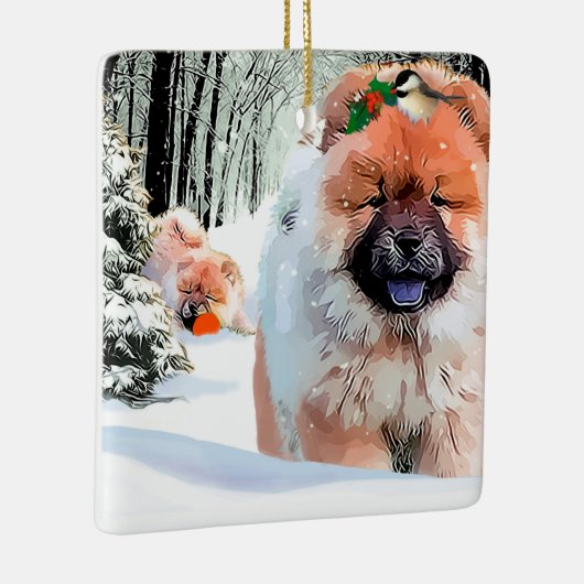SNEEUWDAG CHOW ORNAMENT (Rechts)
