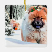 SNEEUWDAG CHOW ORNAMENT (Voorkant)
