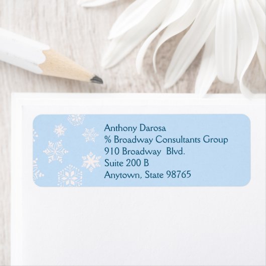 sneeuwdag etiket (Insitu)