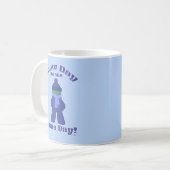 Sneeuwdag Gamer Winter Koude Meeple Leuke Tijd Koffiemok (Voorkant links)