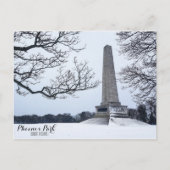 Sneeuwdag in het Phoenix Park Briefkaart (Voorkant)