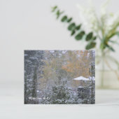 Sneeuwdag in Whistler B.C. Briefkaart (Staand voorkant)