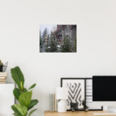 Sneeuwdag in Whistler, B.C. Poster (Thuiskantoor)