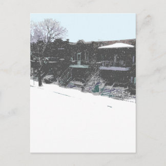 Sneeuwdag :: Journée d'Hiver Briefkaart