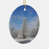 sneeuwdag keramisch ornament (Rechts)