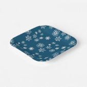 Sneeuwdag papier Borden Papieren Bordje (Gebogen)