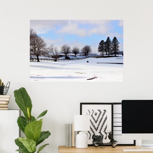 sneeuwdag poster (Thuiskantoor)