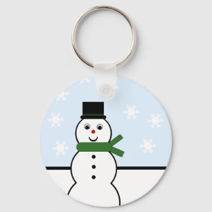 Sneeuwdag Snowman Sleutelhanger
