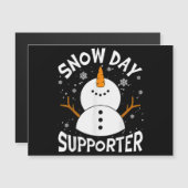 Sneeuwdag-supporter Snowflake Funny Teacher Christ (Voorkant / Achterkant)