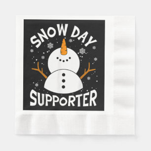 Sneeuwdag-supporter Snowflake Funny Teacher Christ Servet