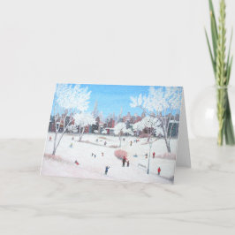 Sneeuwdag wenskaart van Rino Li Causi Feestdagen Kaart