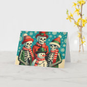 sneeuwdagen kaart (Gele Bloem)