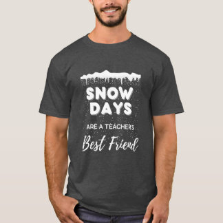 "Sneeuwdagen" Leraar T-Shirt voor mannen
