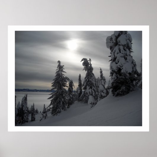 Sneeuwdagen Poster (Voorkant)